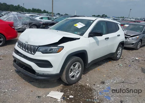 2022 Jeep Compass Sport Fwd z USA, uszkodzony, nr VIN 3C4NJCAB9N1224897